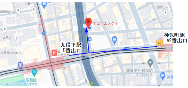東京本社地図